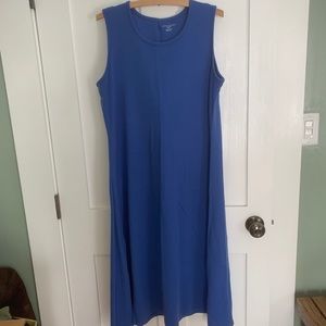 Appleseeds sleeveless blue dress